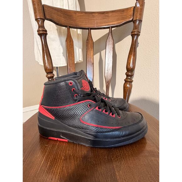 Nike Air Jordan 2 Retro Alternate 87 Black-Varsity Red Sz 8.5 main image 7